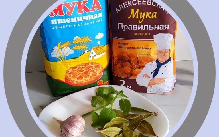 Домашний мук. Чеснок в муку от жучков.